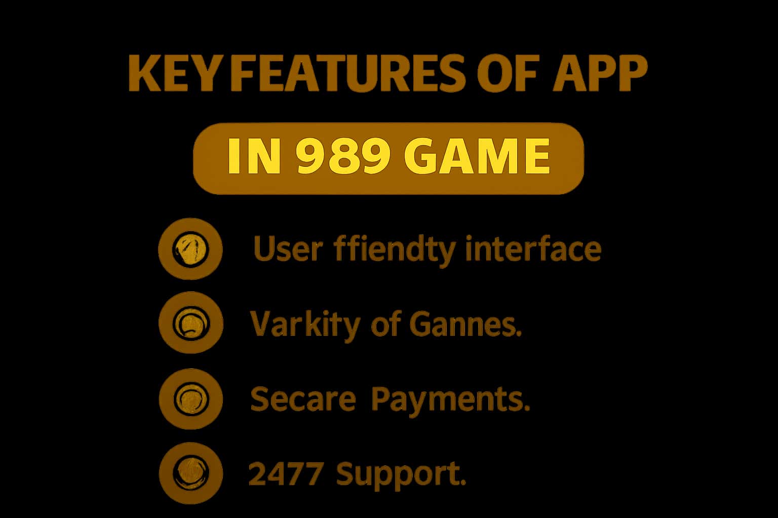 A visual representation of the key features of IN 999 Game App, focusing on installation and compatibility.