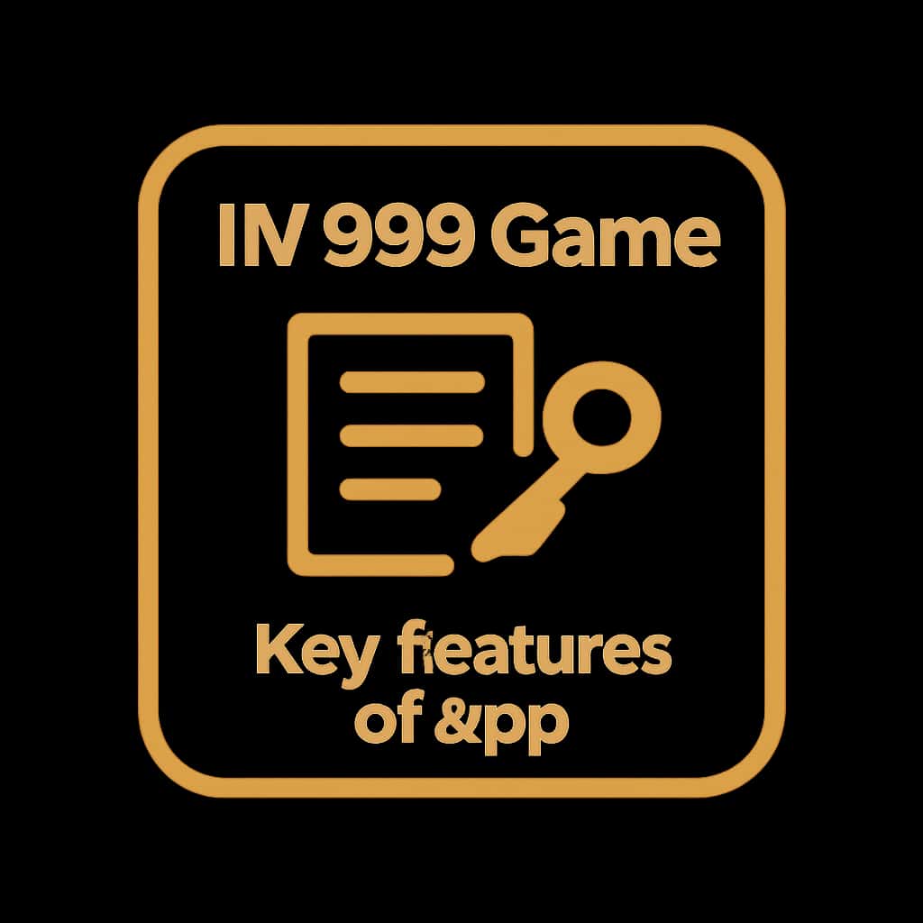 An icon representing the key features of IN 999 Game App.