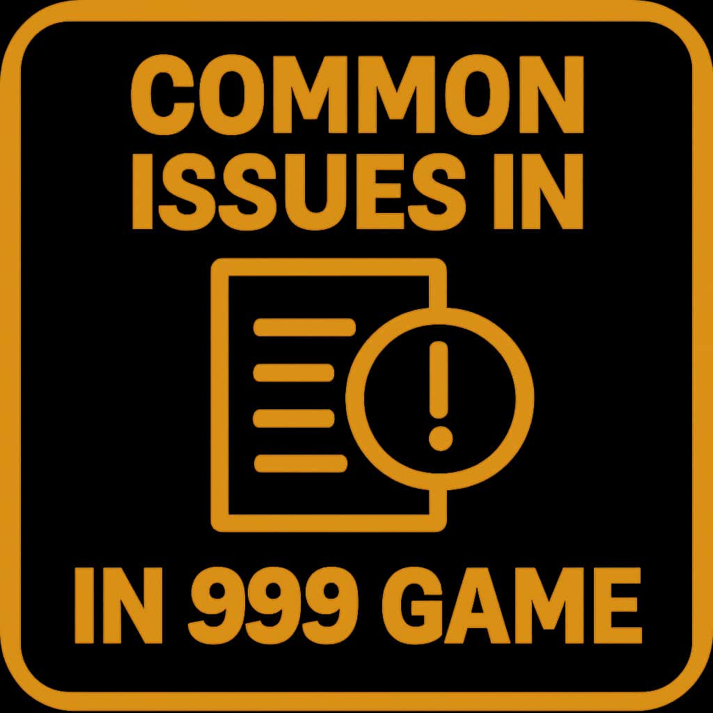 An icon illustrating common issues in IN 999 Game.