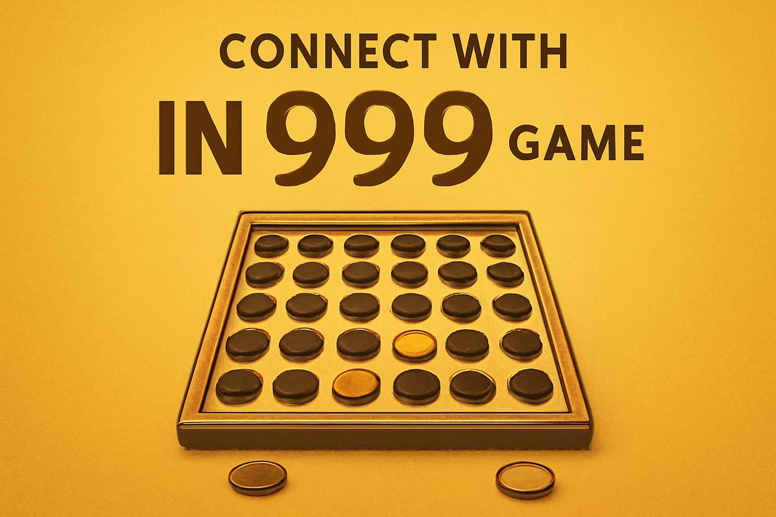 An informational scene depicting how to connect with IN 999 Game.