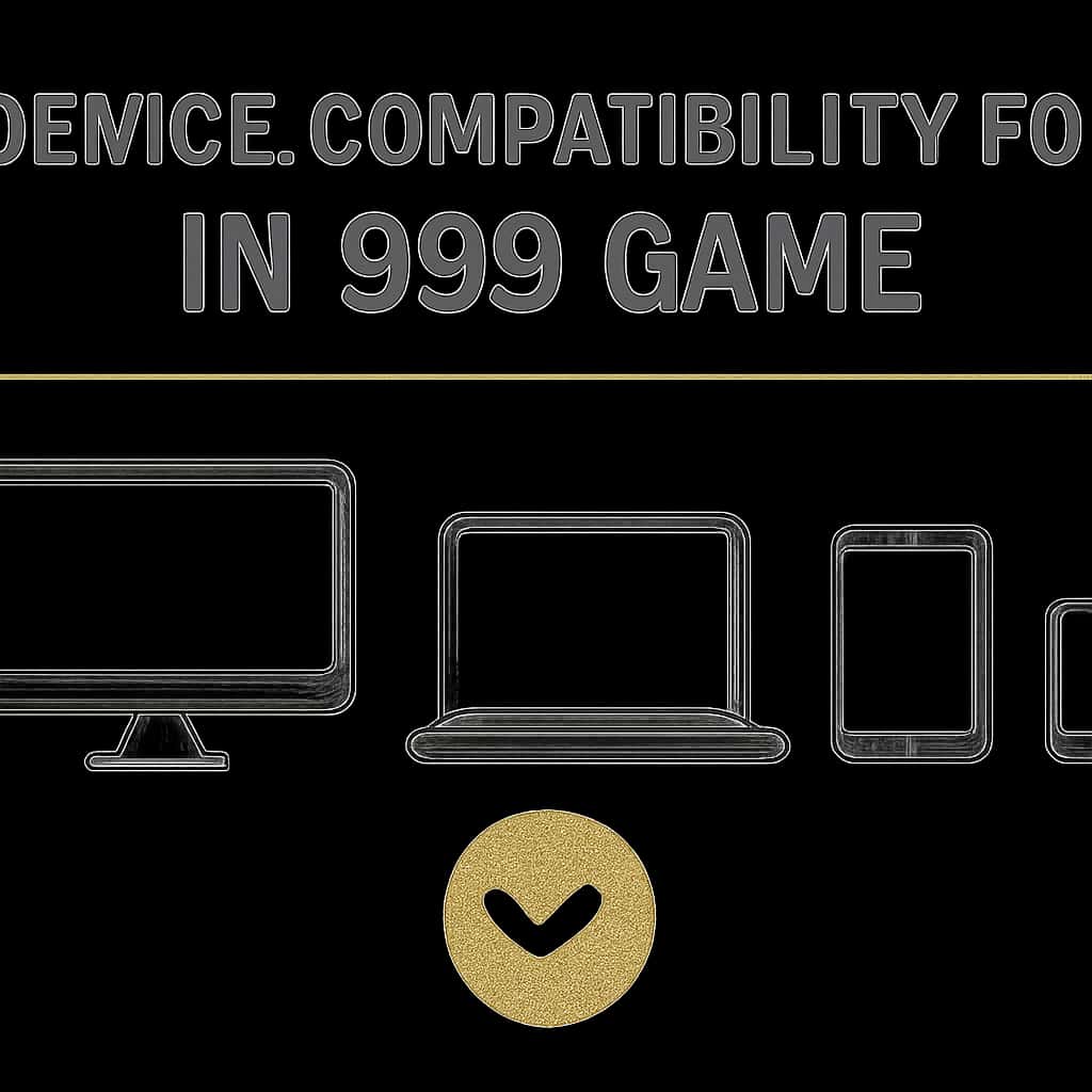 An educational diagram outlining device compatibility for IN 999 Game.