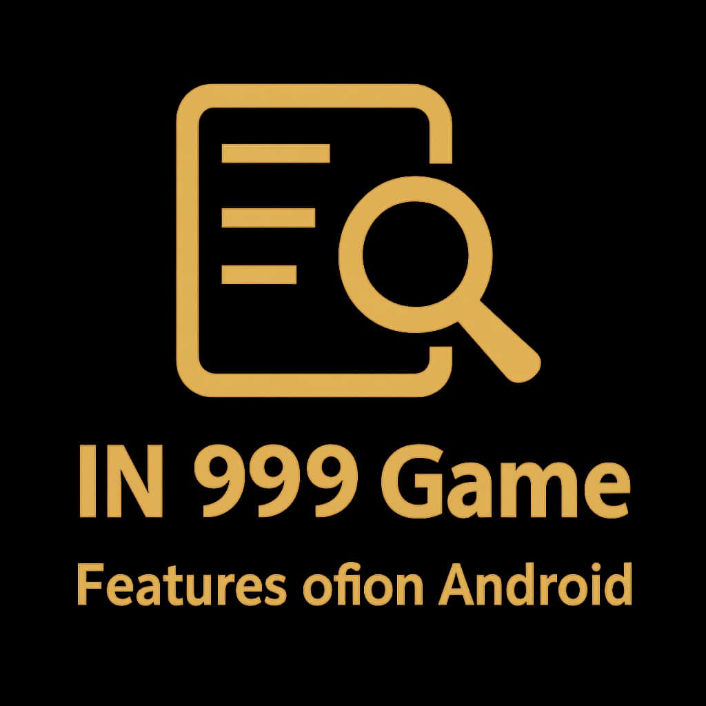 Icon representing the features of IN 999 Game on Android.
