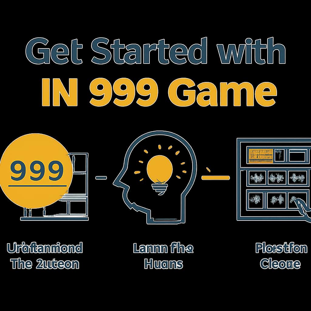 Illustration showing installation steps for IN 999 Game.