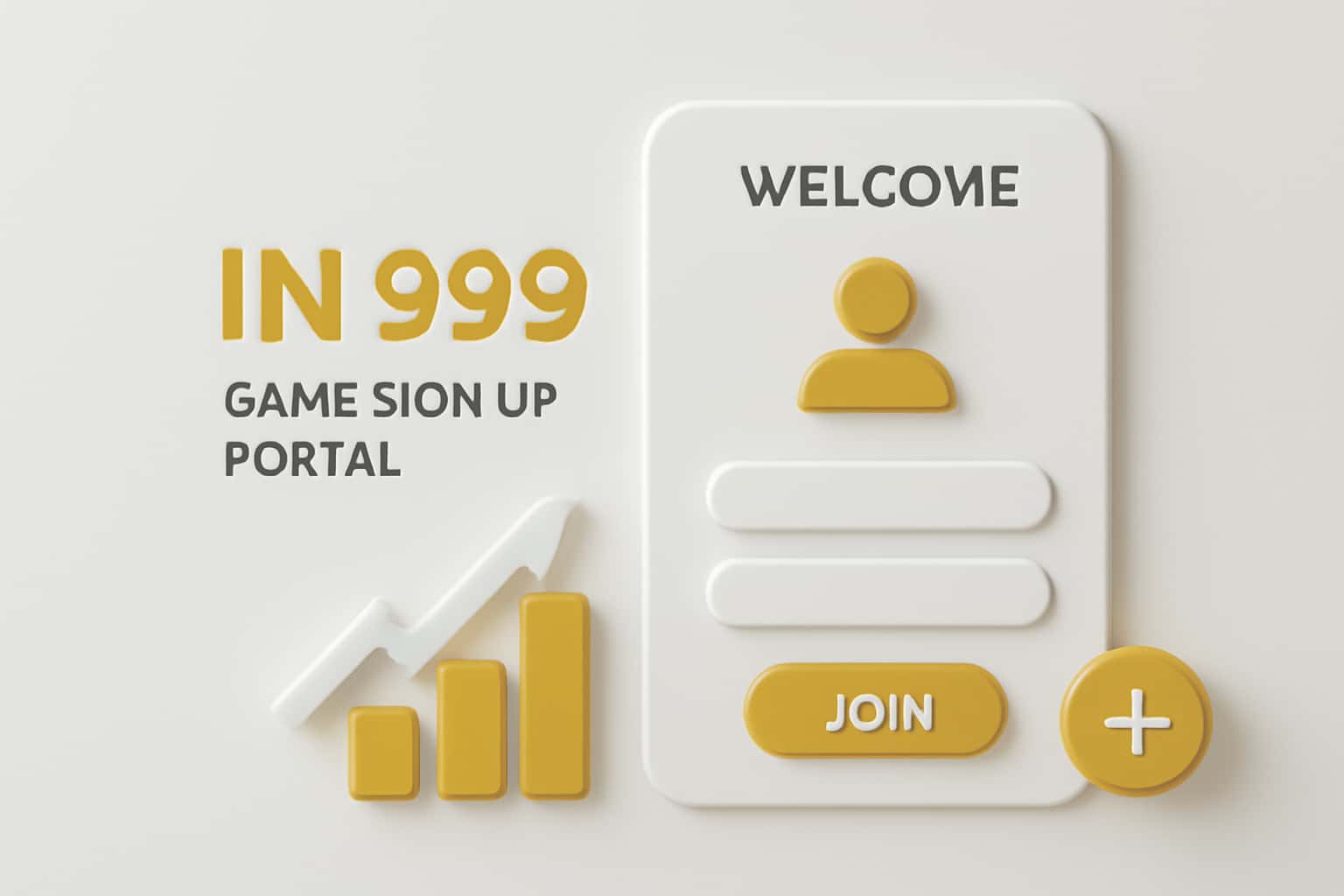 IN 999 Game Sign Up Portal Interface