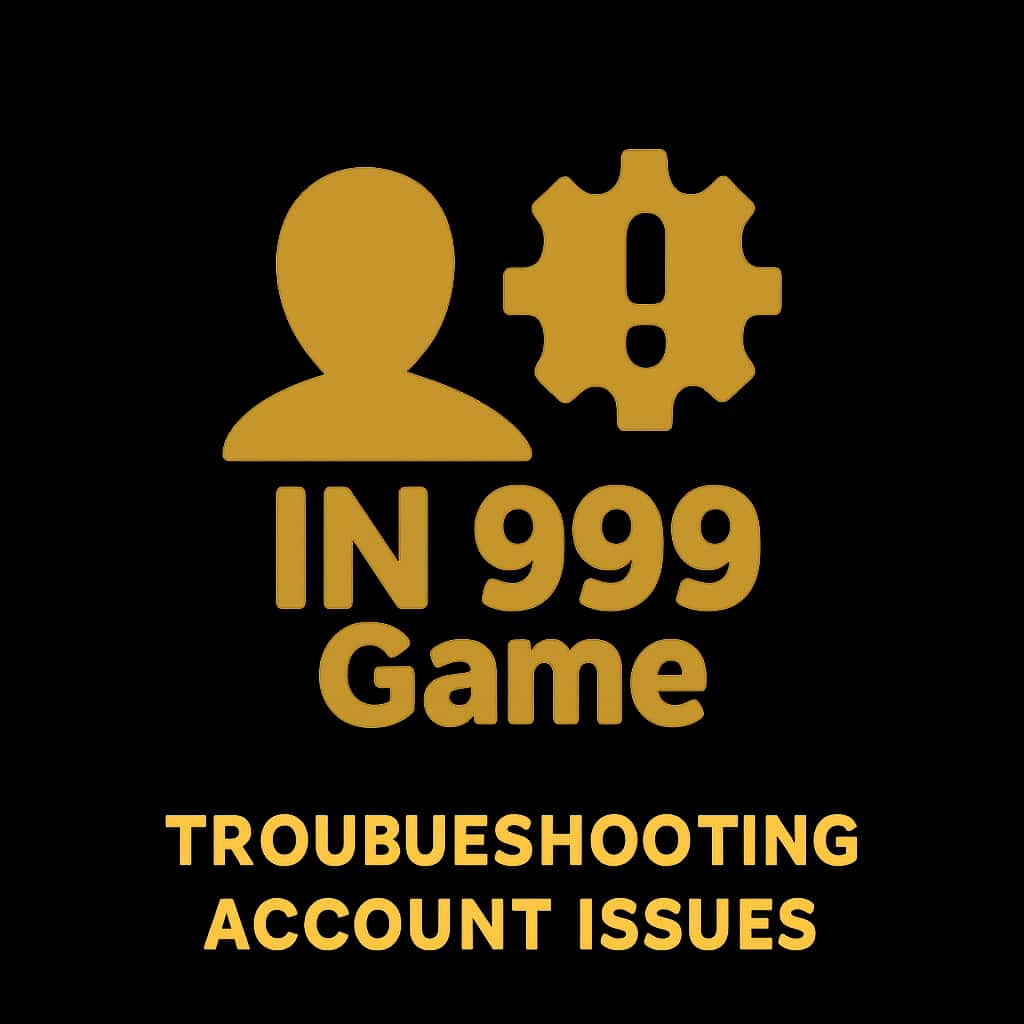 An icon symbolizing account troubleshooting in IN 999 Game.